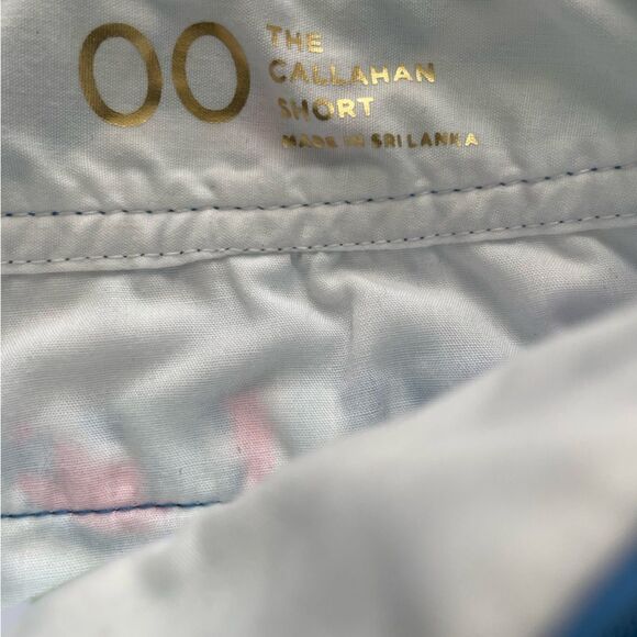 Lilly Pulitzer Callahan Knit Shorts Size 00 Into the Deep Blue Pink Shells EUC - Picture 6 of 6